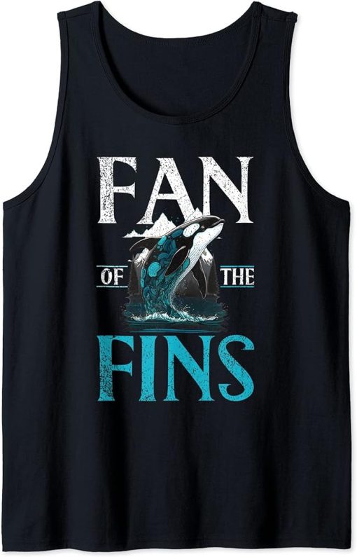 Whales Watch Dolphin Pottwhal Funny Saying Orca Whale Tank Top