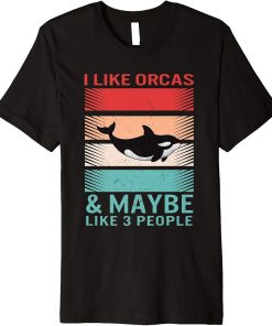 Orca I Like Orcas People Whale Save The Whales Spirit Animal Premium T-Shirt